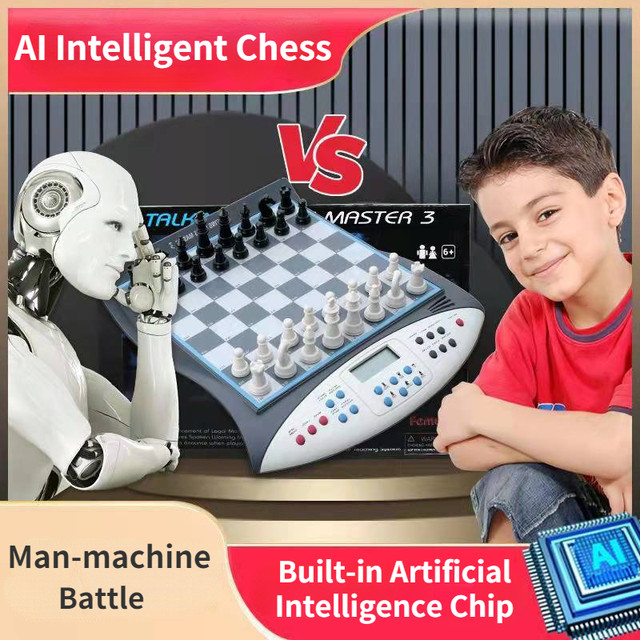 AI Intelligent Chess Man-machine Battle Automatic Magnetic High-end  Electronic Chess Board Children's Students